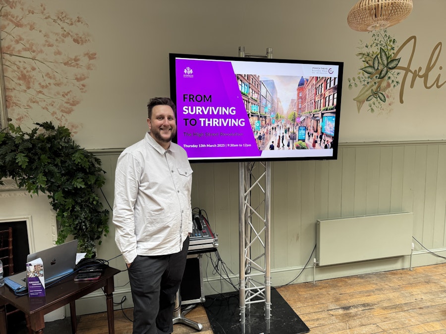 Ipswich Central CEO Lee Walker at the From Surviving to Thriving event